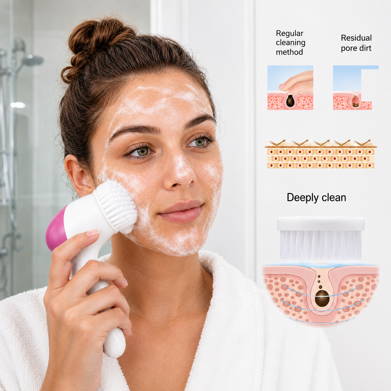GlowBrush™ Facial Cleansing Brush