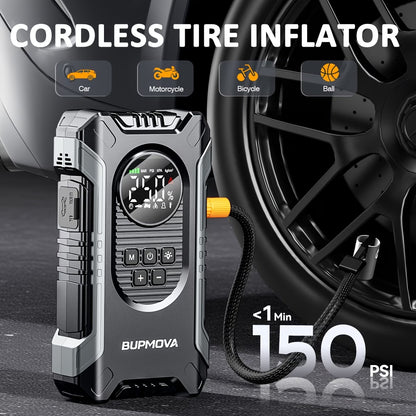 VoltGuard™ 4-in-1 Jump Starter & Air Compressor